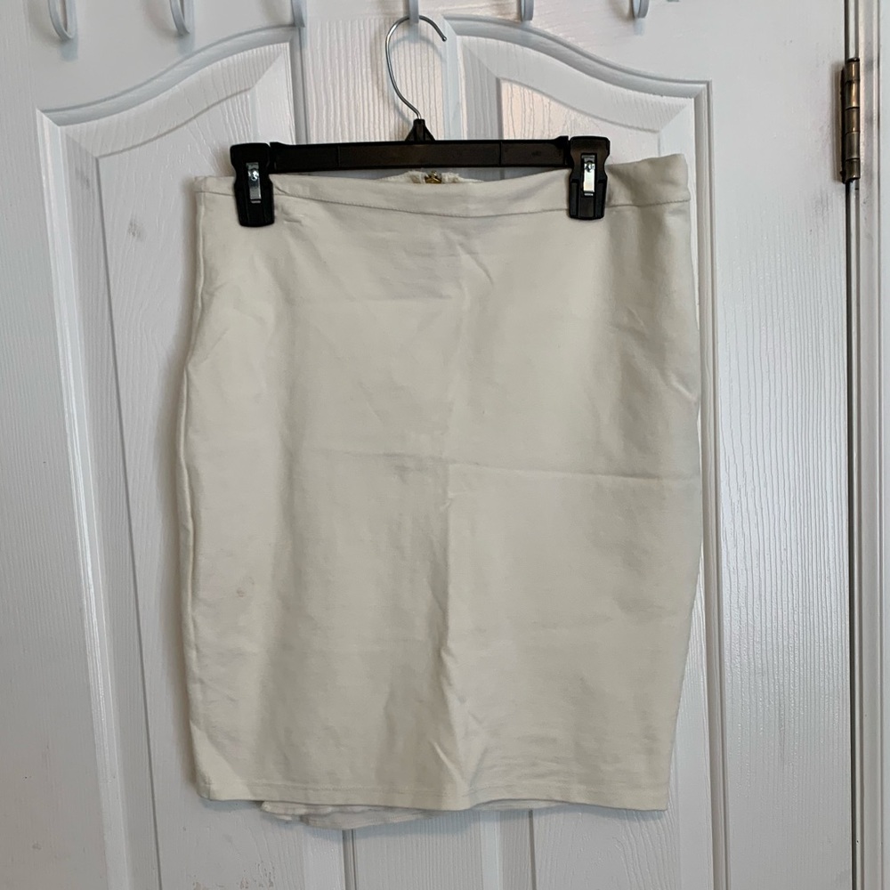 White Pencil Skirt